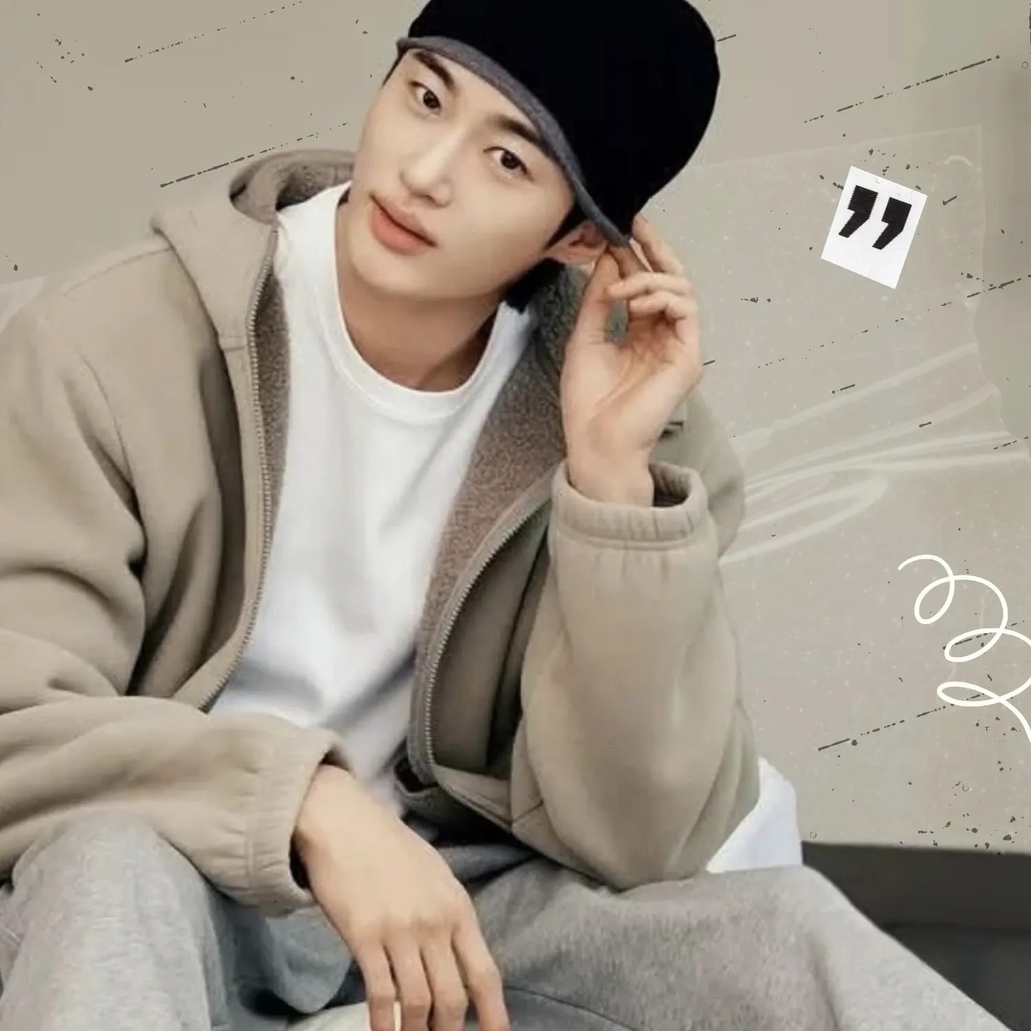 Behind-the-scenes cut of Byeon Wooseok