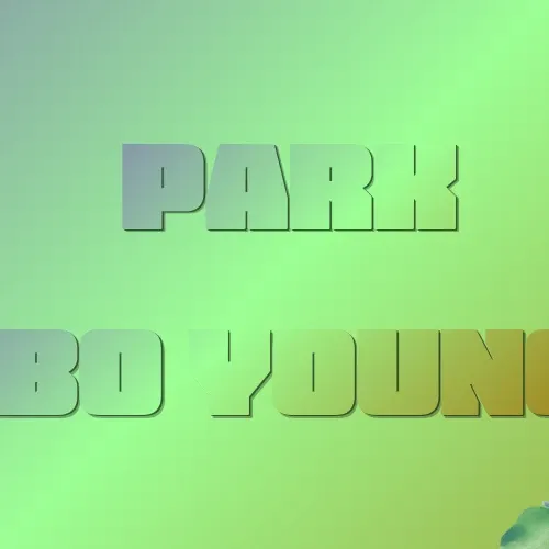 Behind-the-scenes cut of Park Boyoung