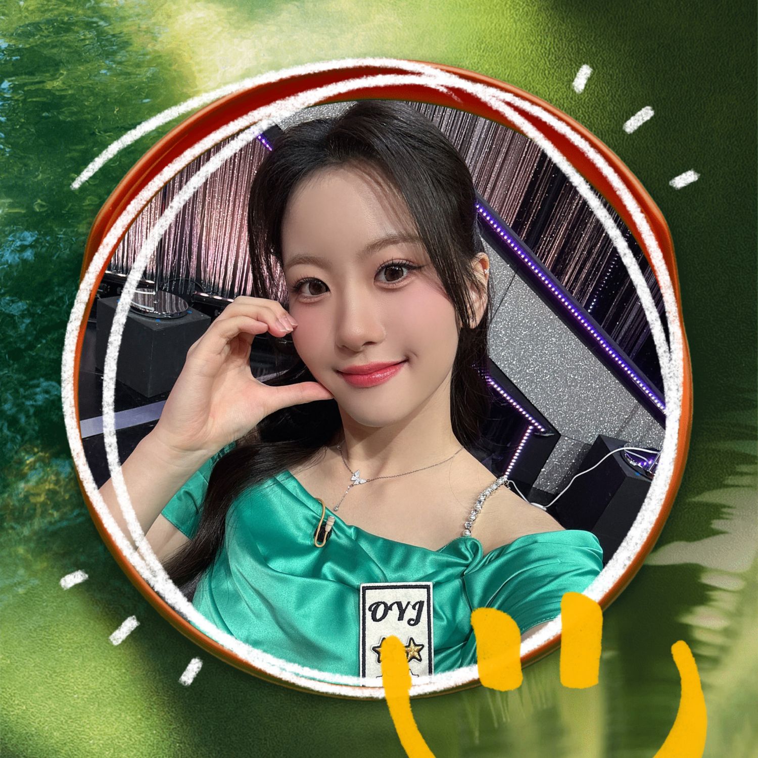 A moment captured by a fan of Oh Yujin