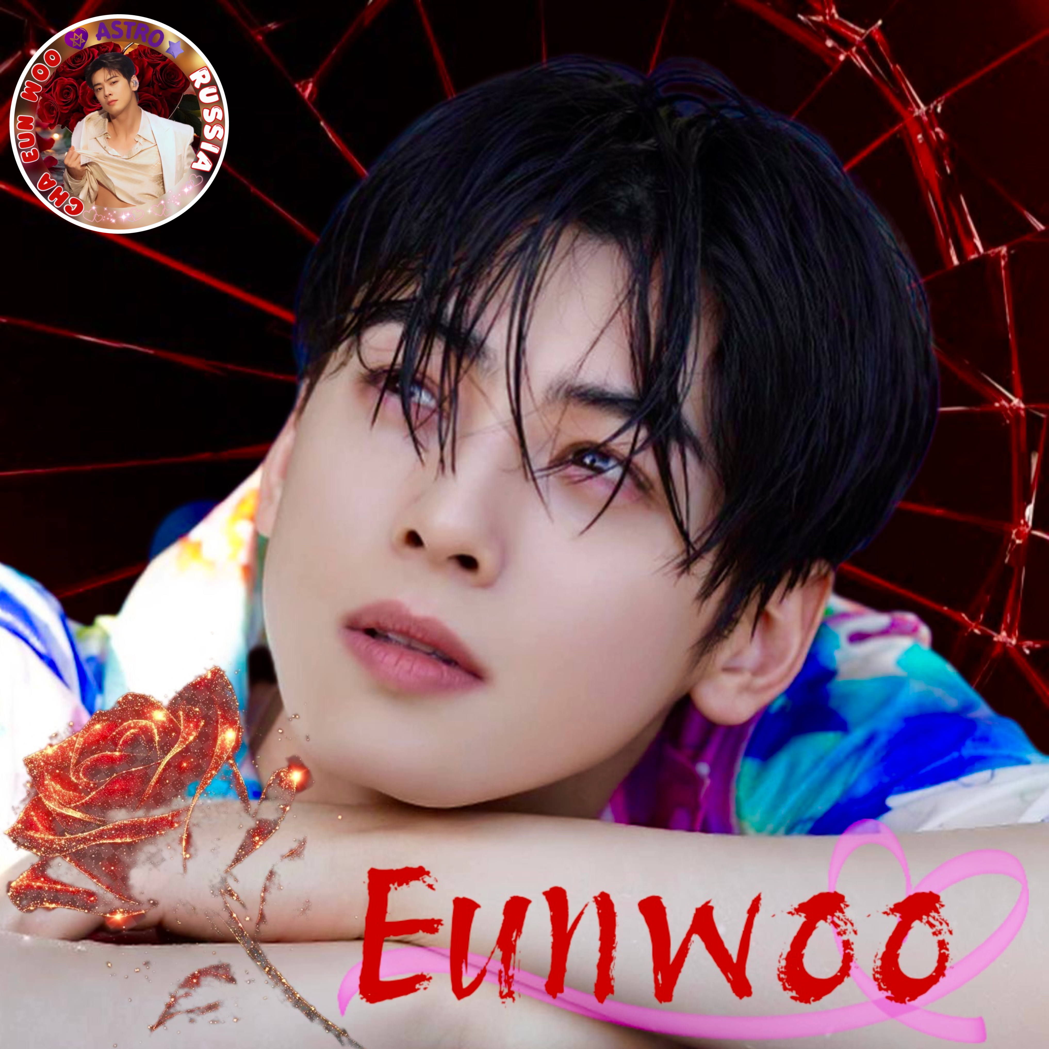 Behind-the-scenes cut of Cha Eunwoo