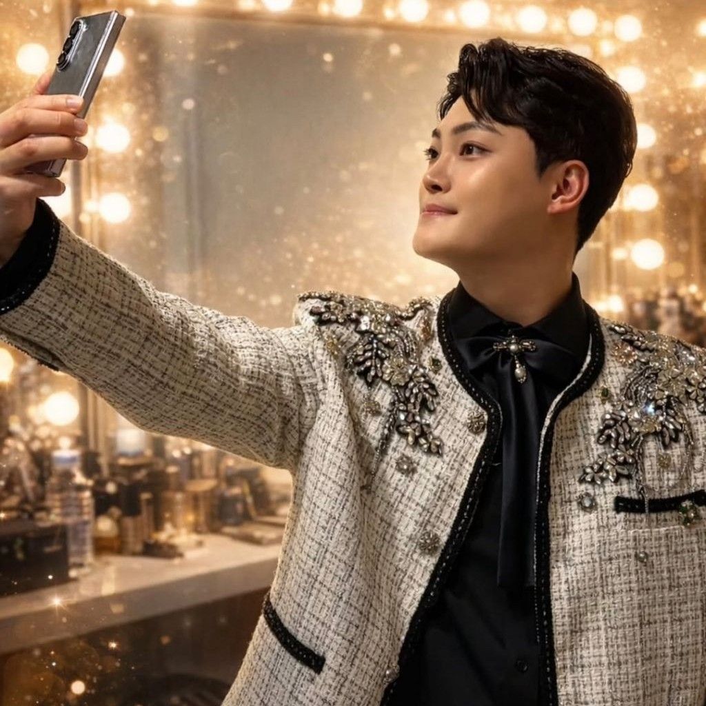 Behind-the-scenes cut of Kim Kyungmin