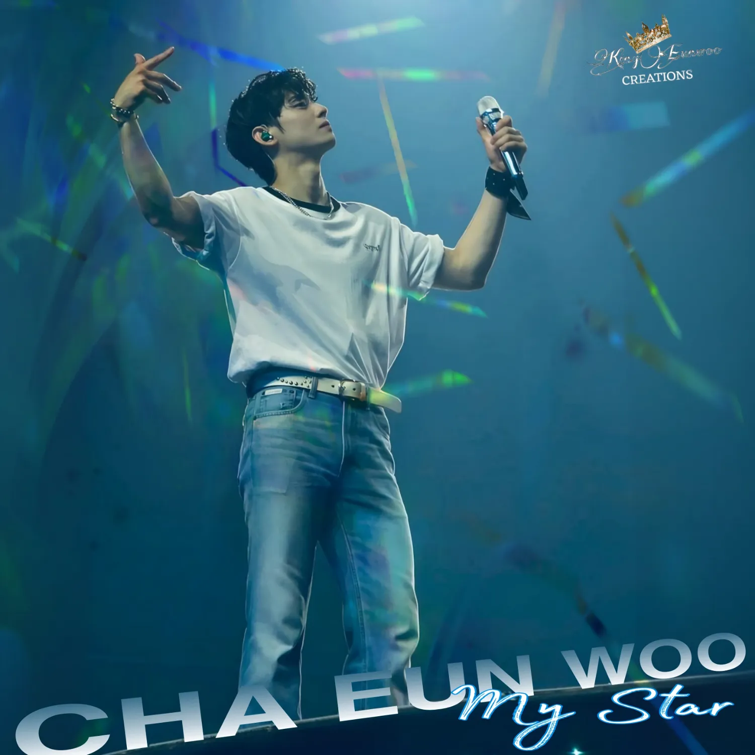 Behind-the-scenes cut of Cha Eunwoo