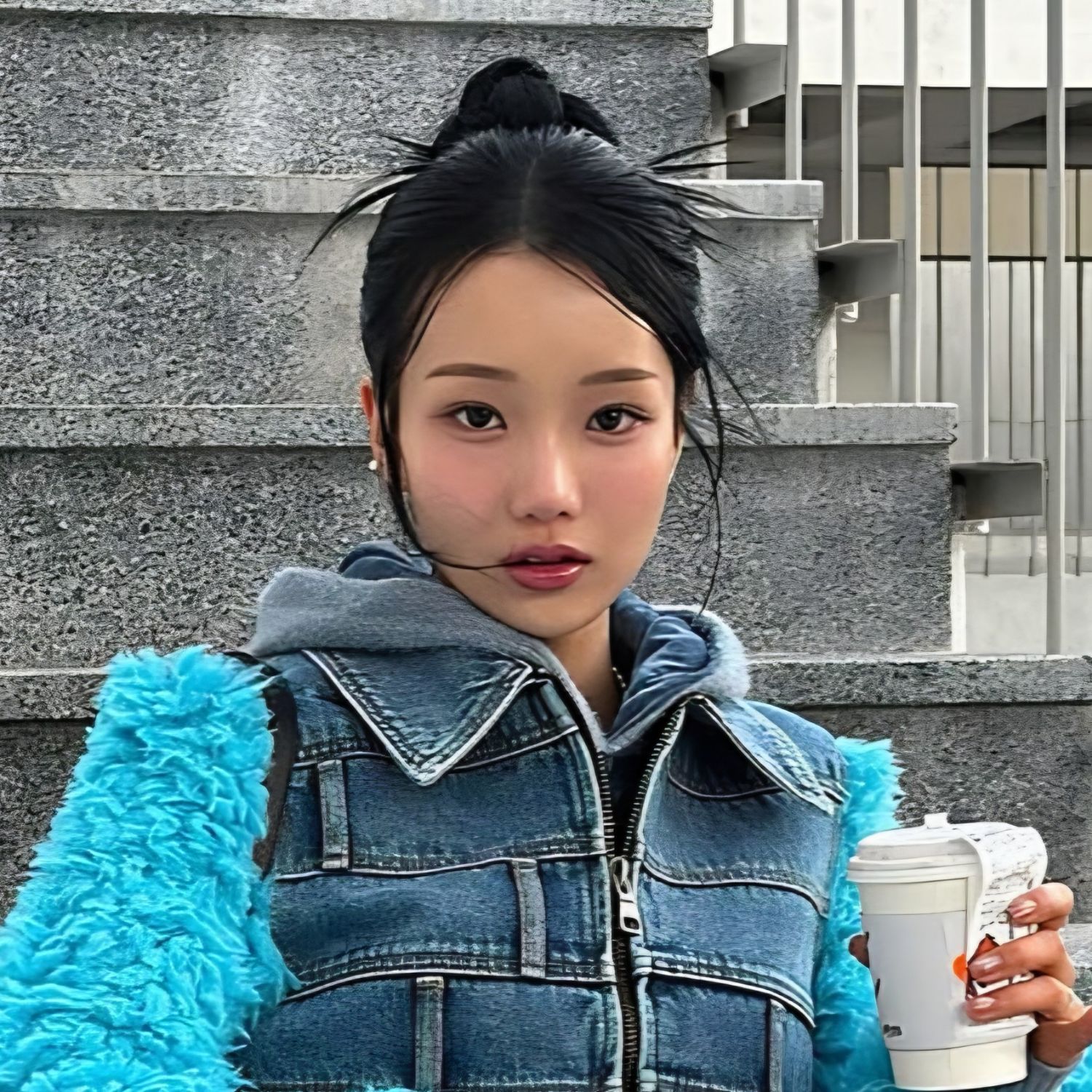 Behind-the-scenes cut of Kim Soyeon (2004)