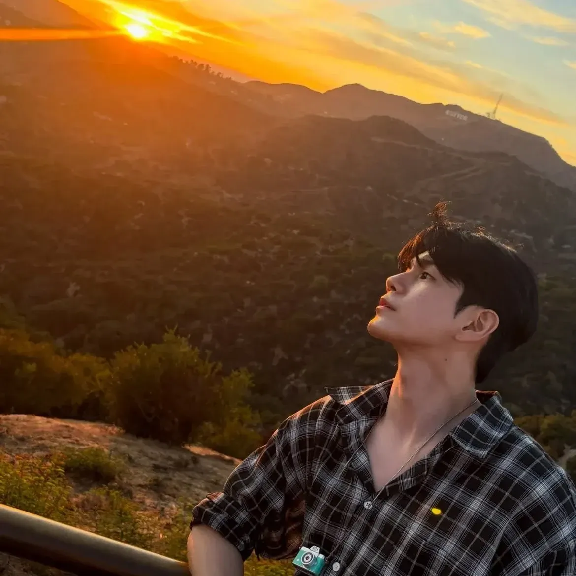 옹성우의 비하인드 컷