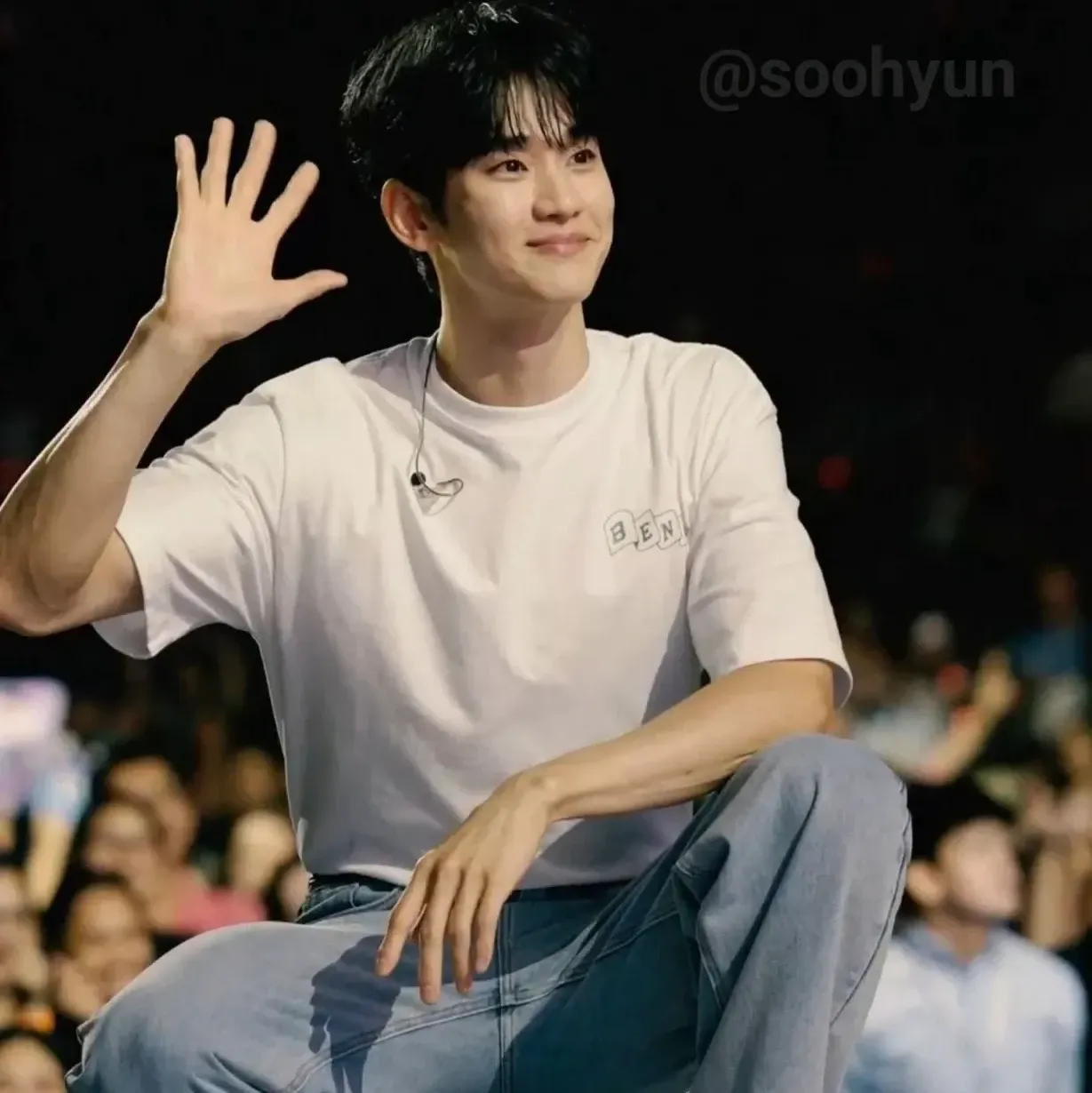 A moment captured by a fan of Kim Soohyun