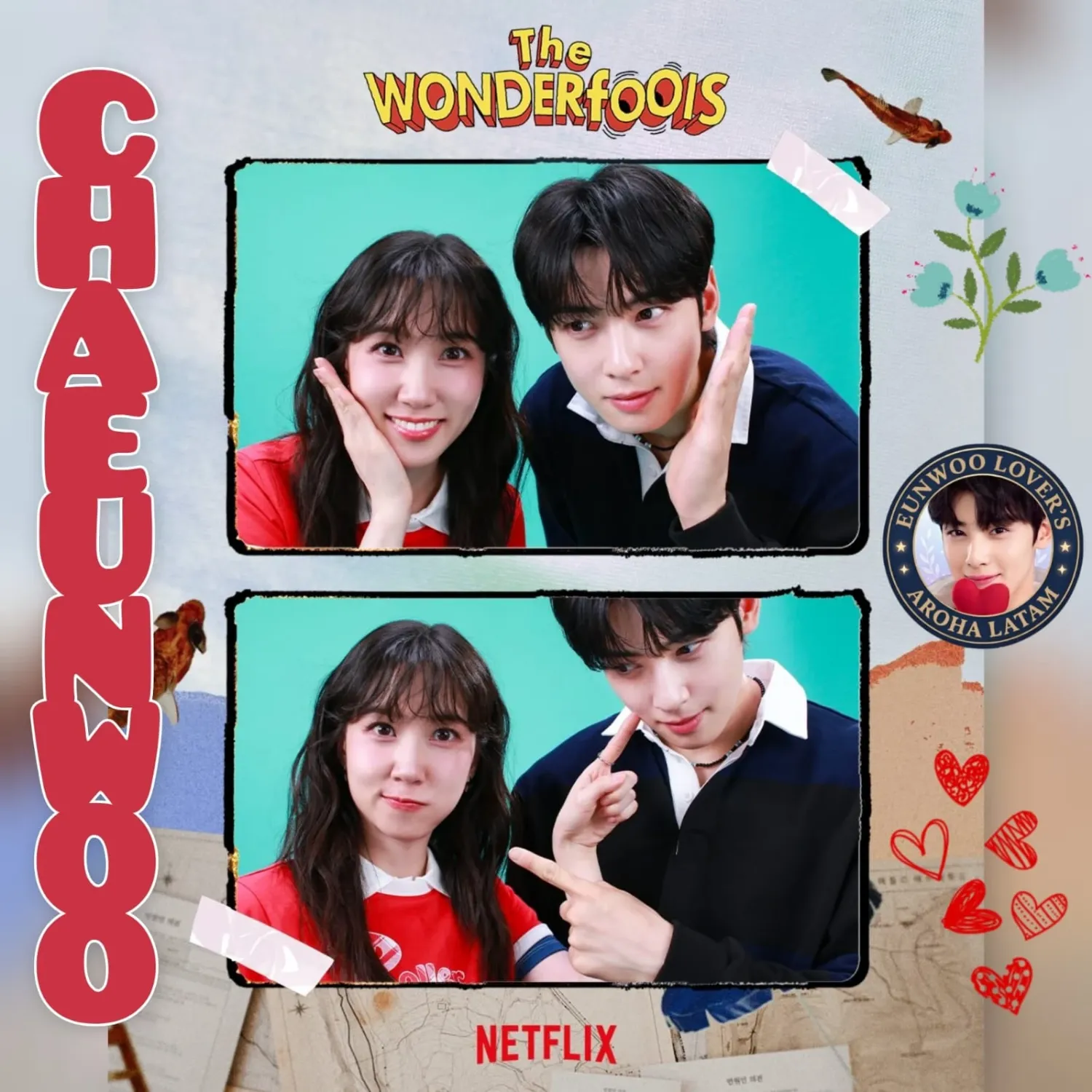 Recent activity shot of Cha Eunwoo