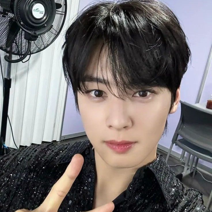 Recent activity shot of Cha Eunwoo