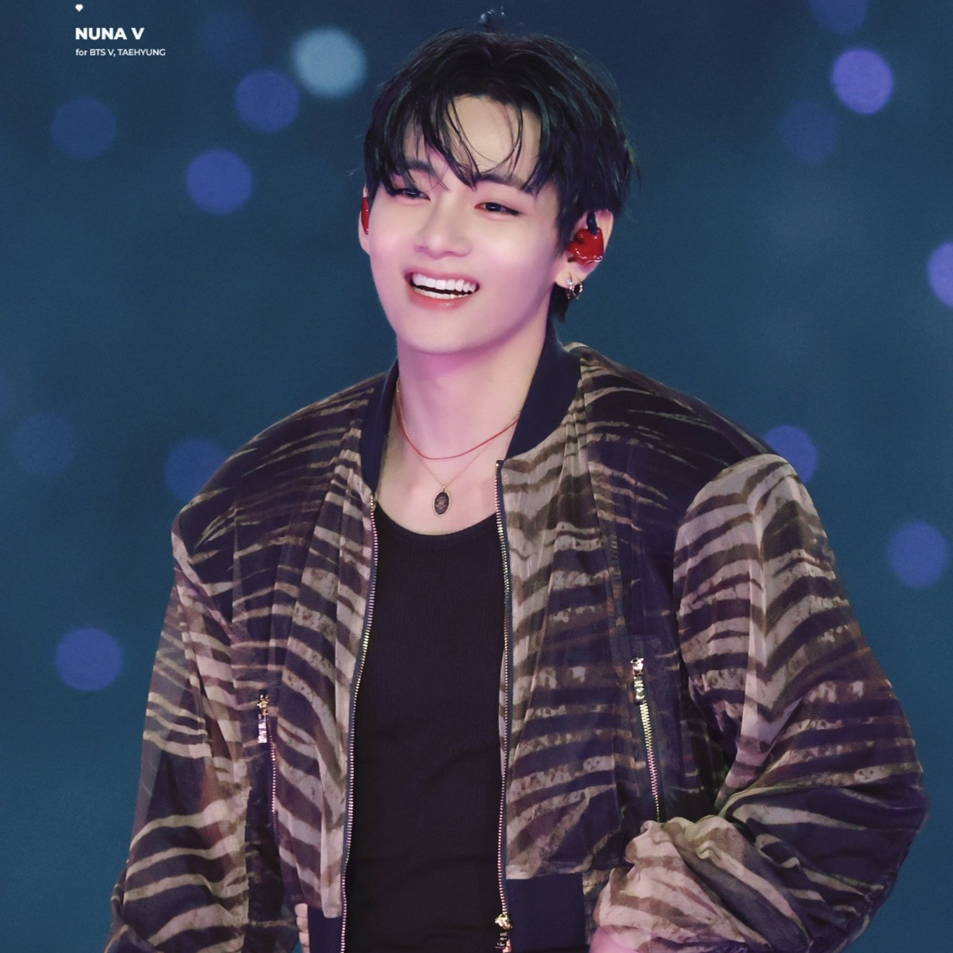 A moment captured by a fan of Kim Taehyung (V)