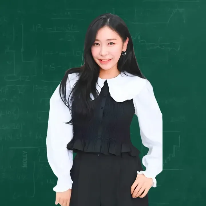 Behind-the-scenes cut of Huh Chanmi