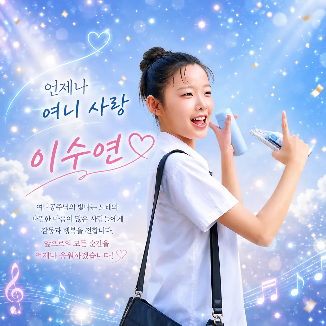 Behind-the-scenes cut of Lee Sooyeon
