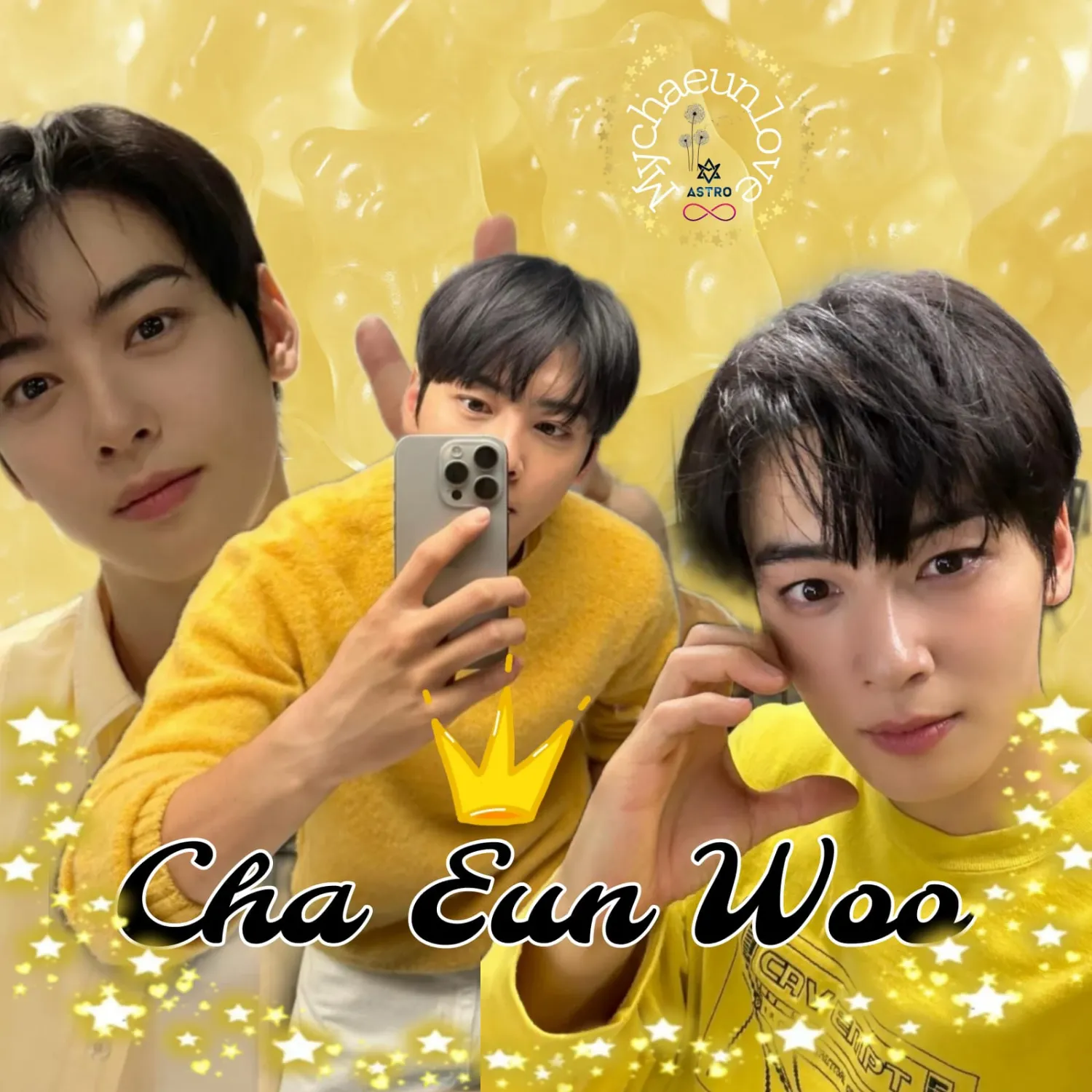 Behind-the-scenes cut of Cha Eunwoo