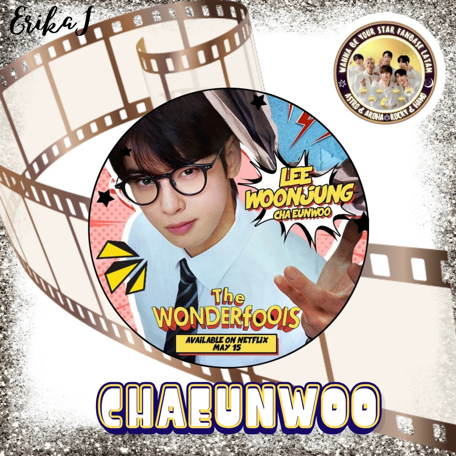 A moment captured by a fan of Cha Eunwoo