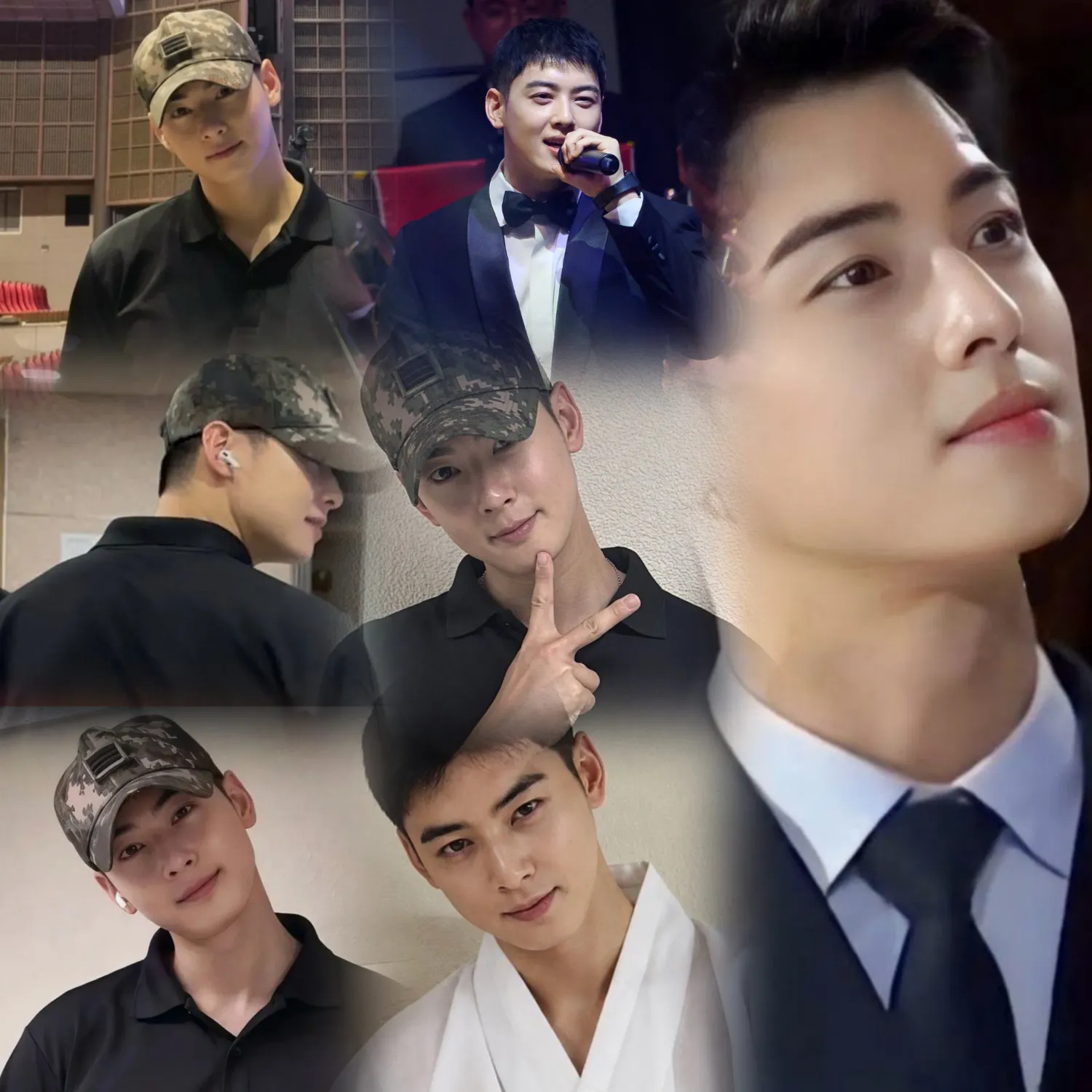 Behind-the-scenes cut of Cha Eunwoo