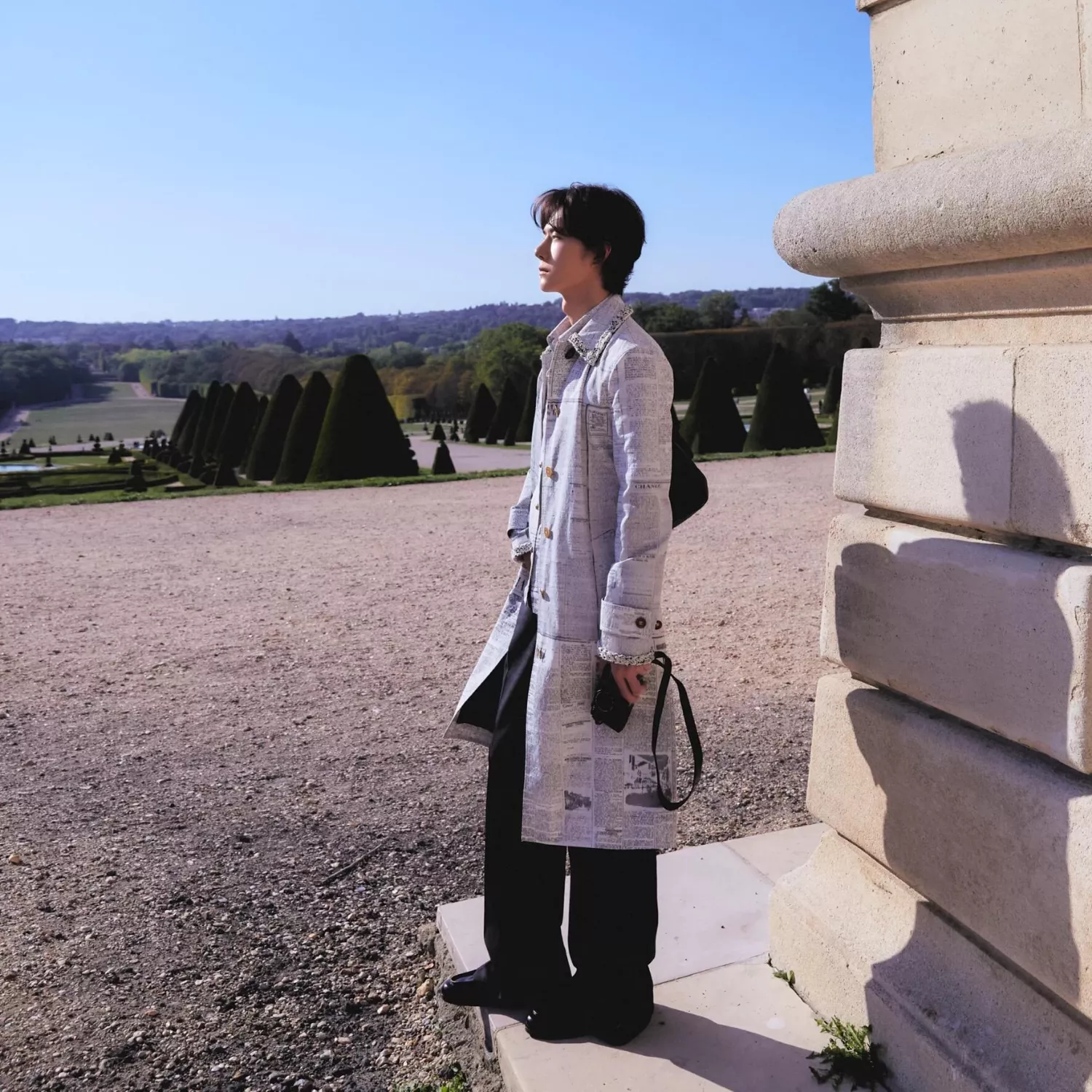 A moment captured by a fan of Wang Yibo
