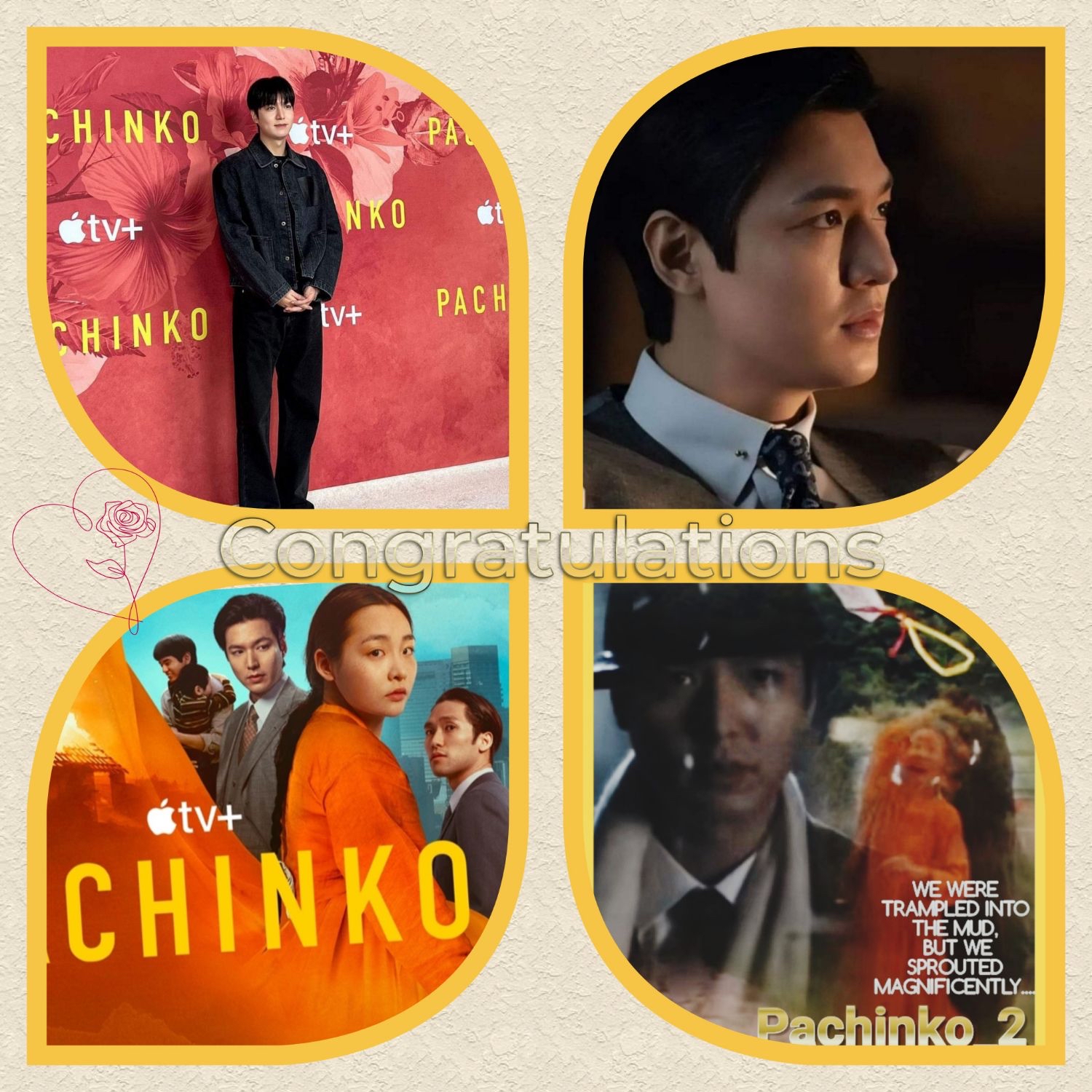 粉絲拍下的李敏鎬瞬間