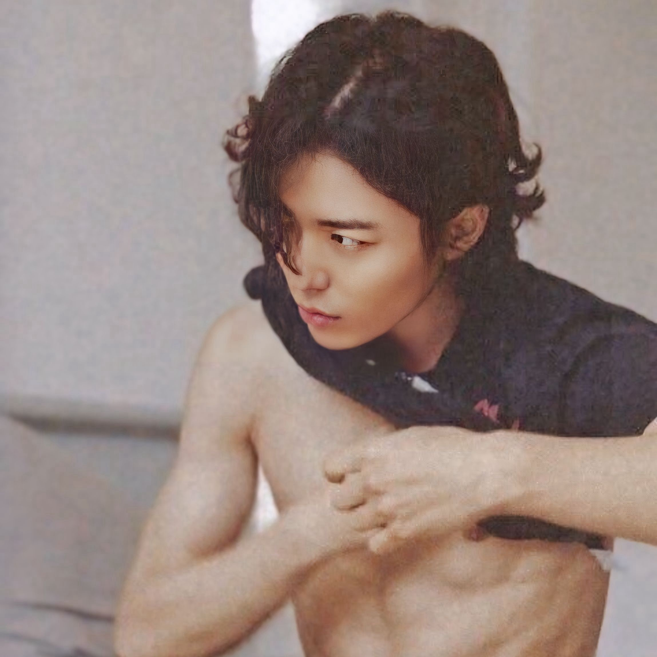 A moment captured by a fan of Kim Jaewook