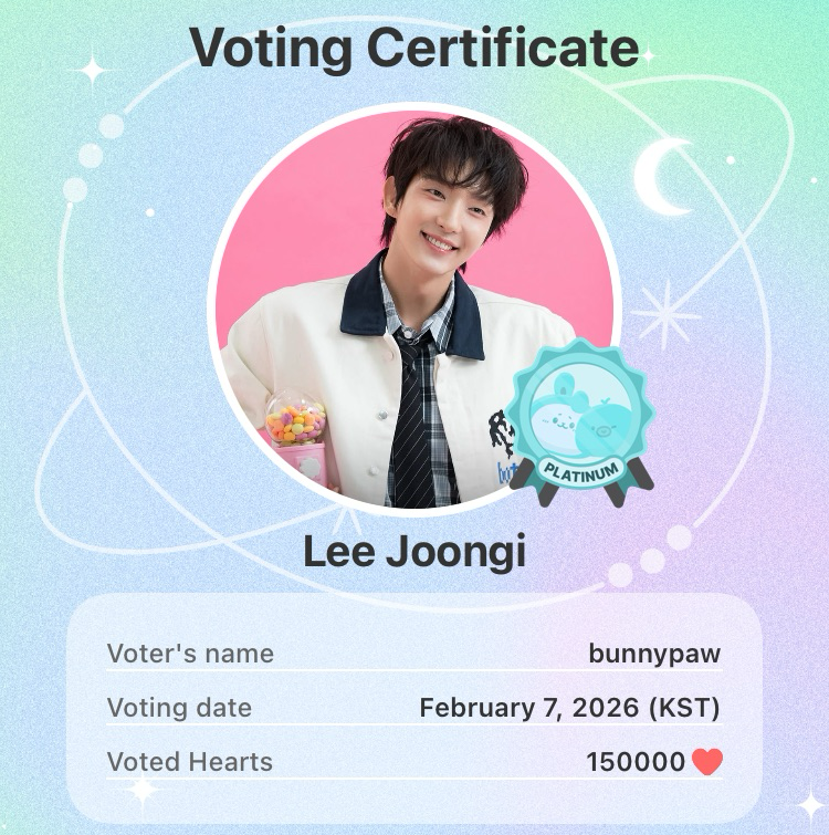 Behind-the-scenes cut of Lee Joongi