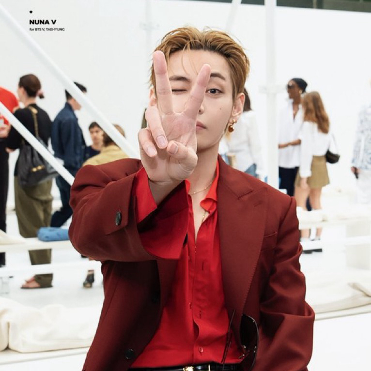 A moment captured by a fan of Kim Taehyung (V)