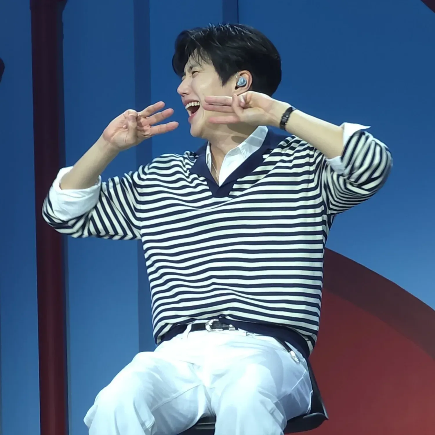 A moment captured by a fan of Kim Seonho