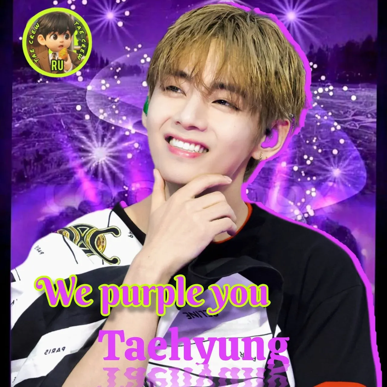 Recent activity shot of Kim Taehyung (V)