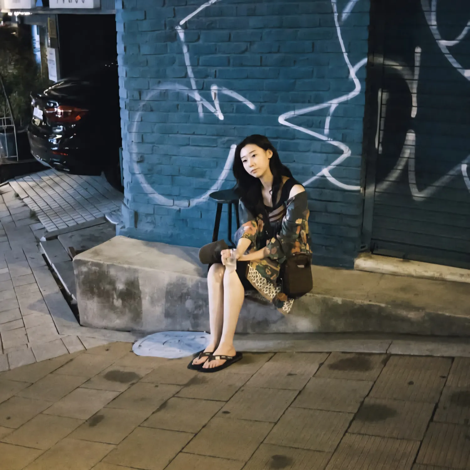 Behind-the-scenes cut of Han Yeji