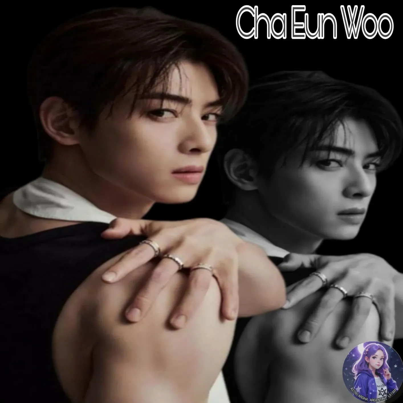 A moment captured by a fan of Cha Eunwoo
