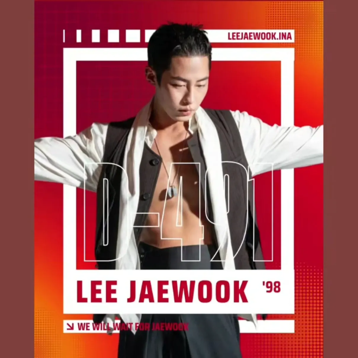 Behind-the-scenes cut of Lee Jaewook