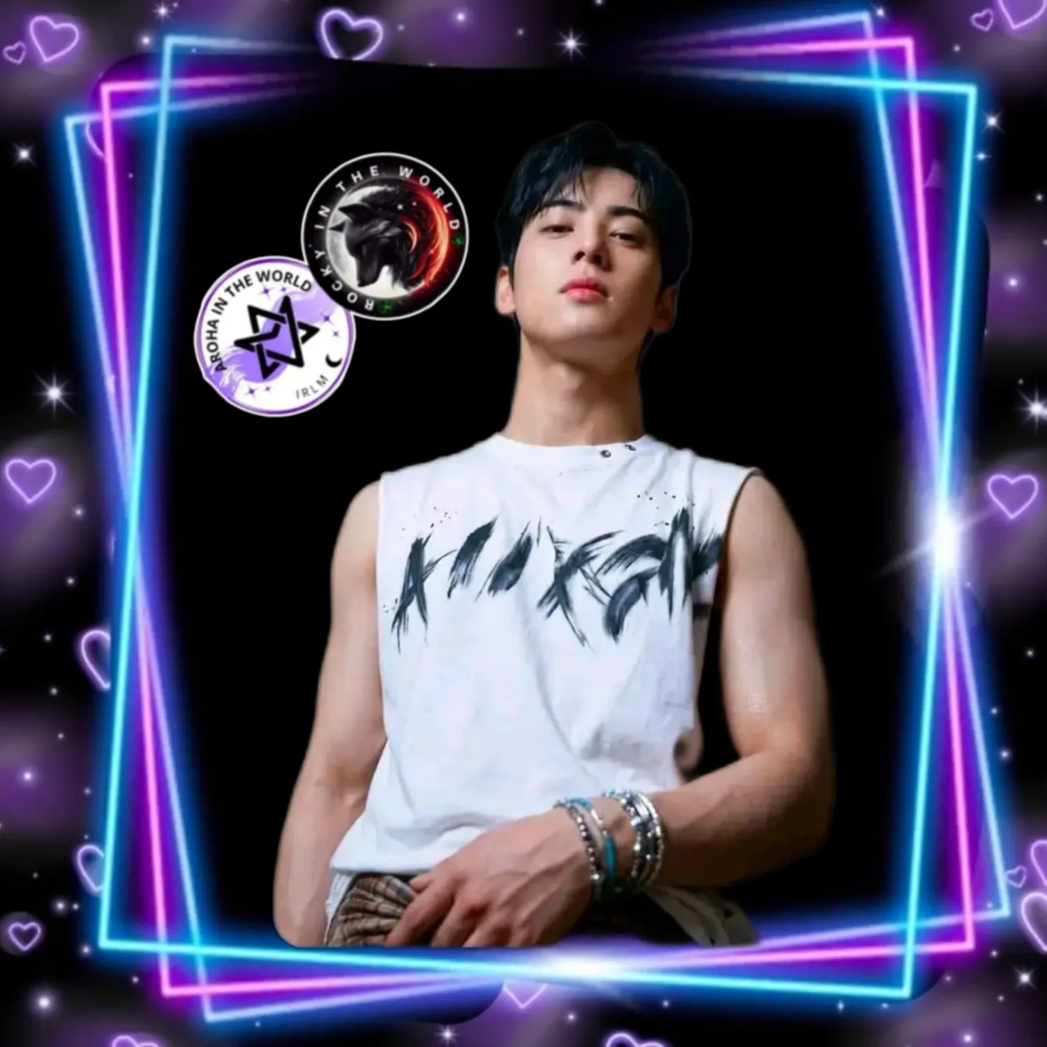 Behind-the-scenes cut of Cha Eunwoo