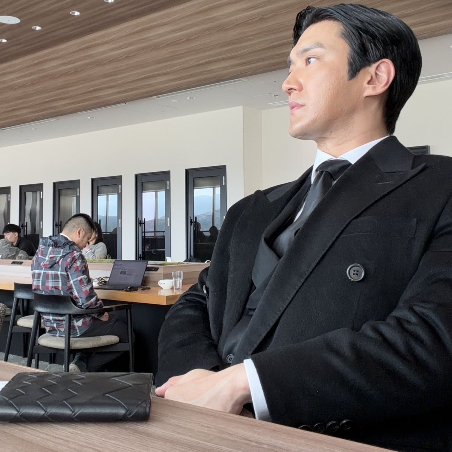 Recent activity shot of Choi Siwon