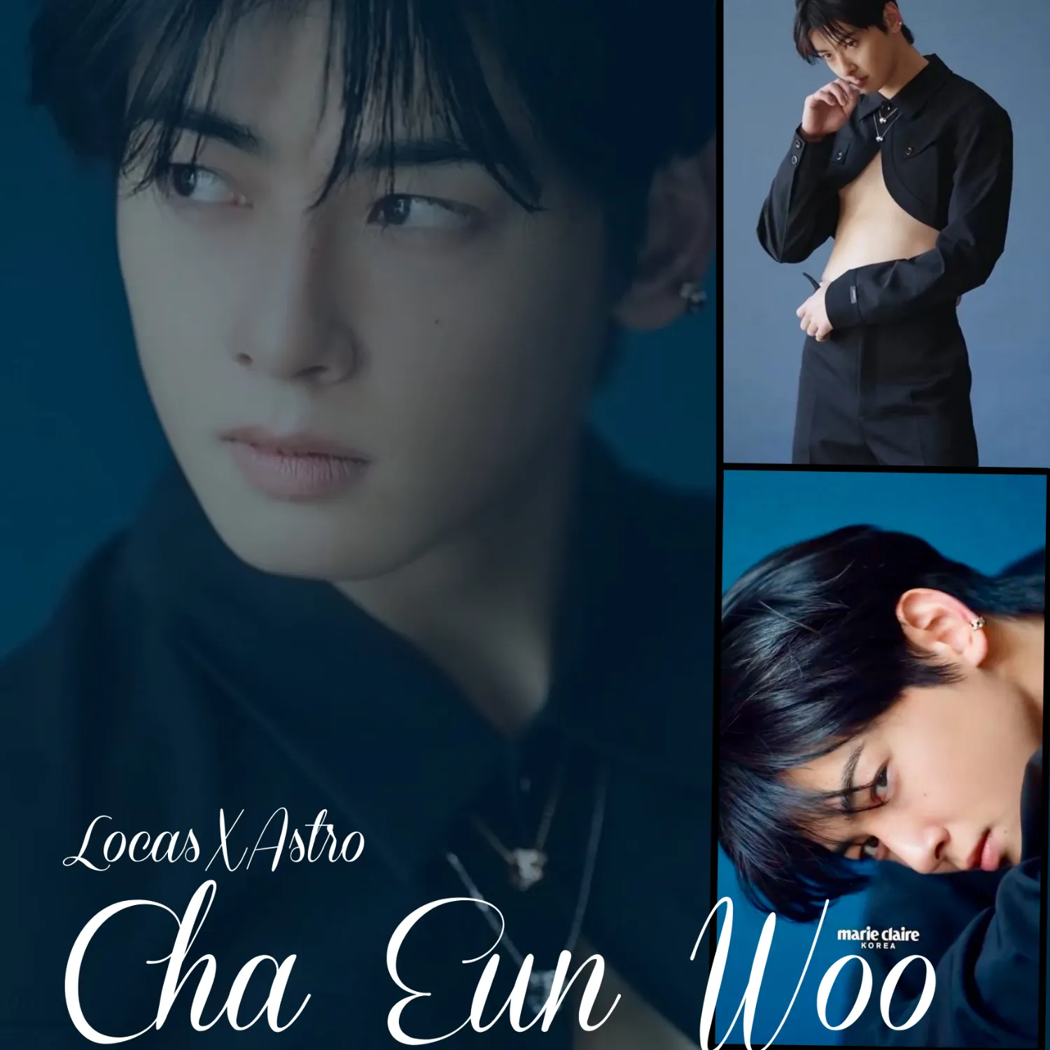 Behind-the-scenes cut of Cha Eunwoo