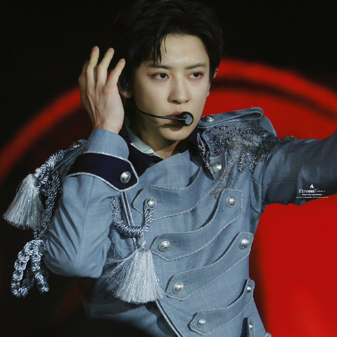 A moment captured by a fan of Chanyeol