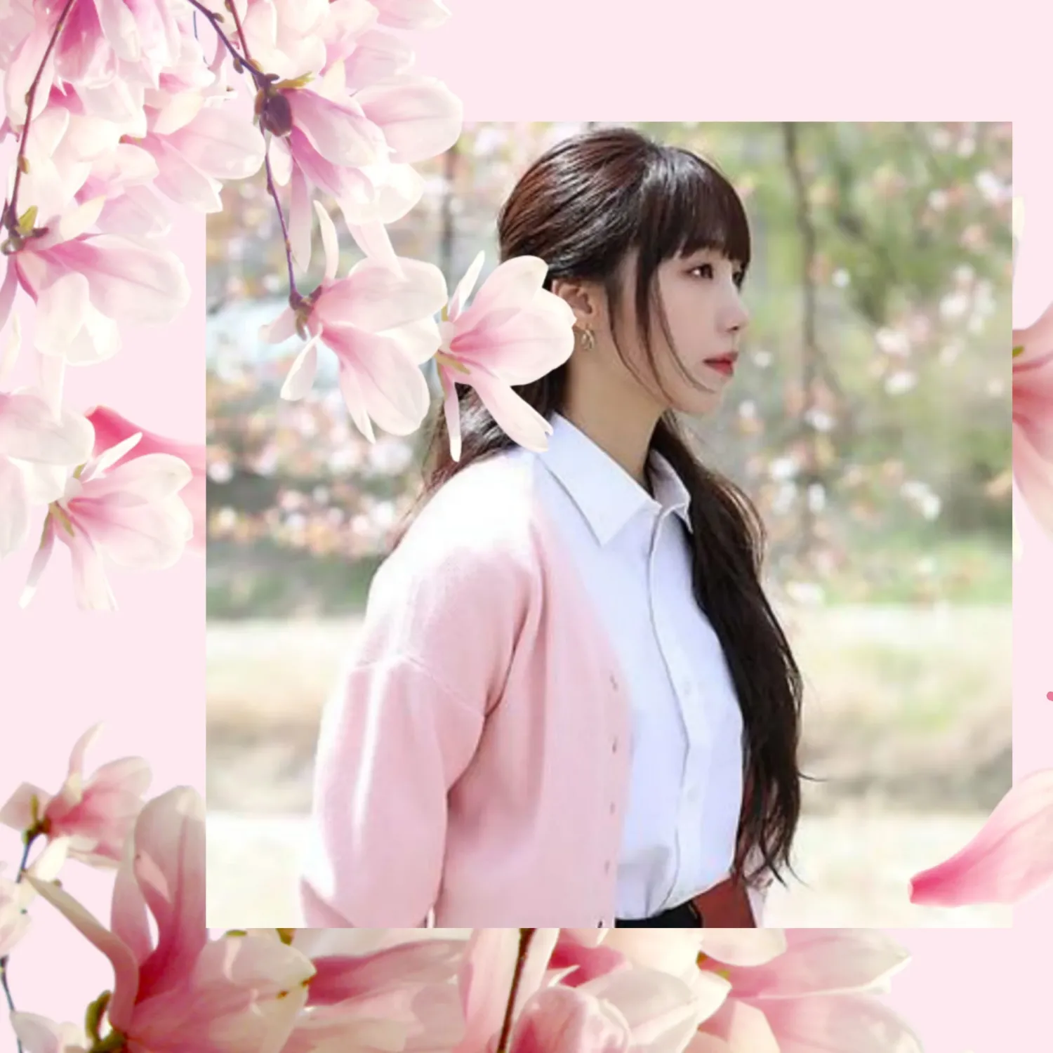 Behind-the-scenes cut of Jung Eunji