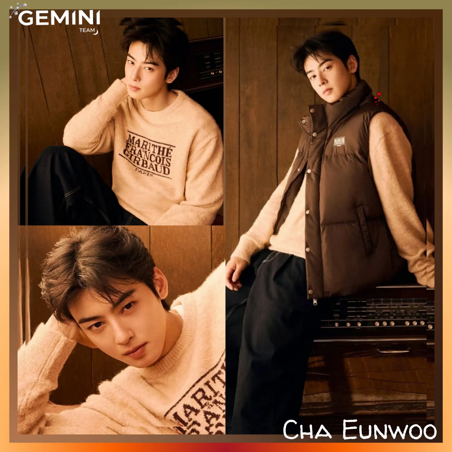 Behind-the-scenes cut of Cha Eunwoo