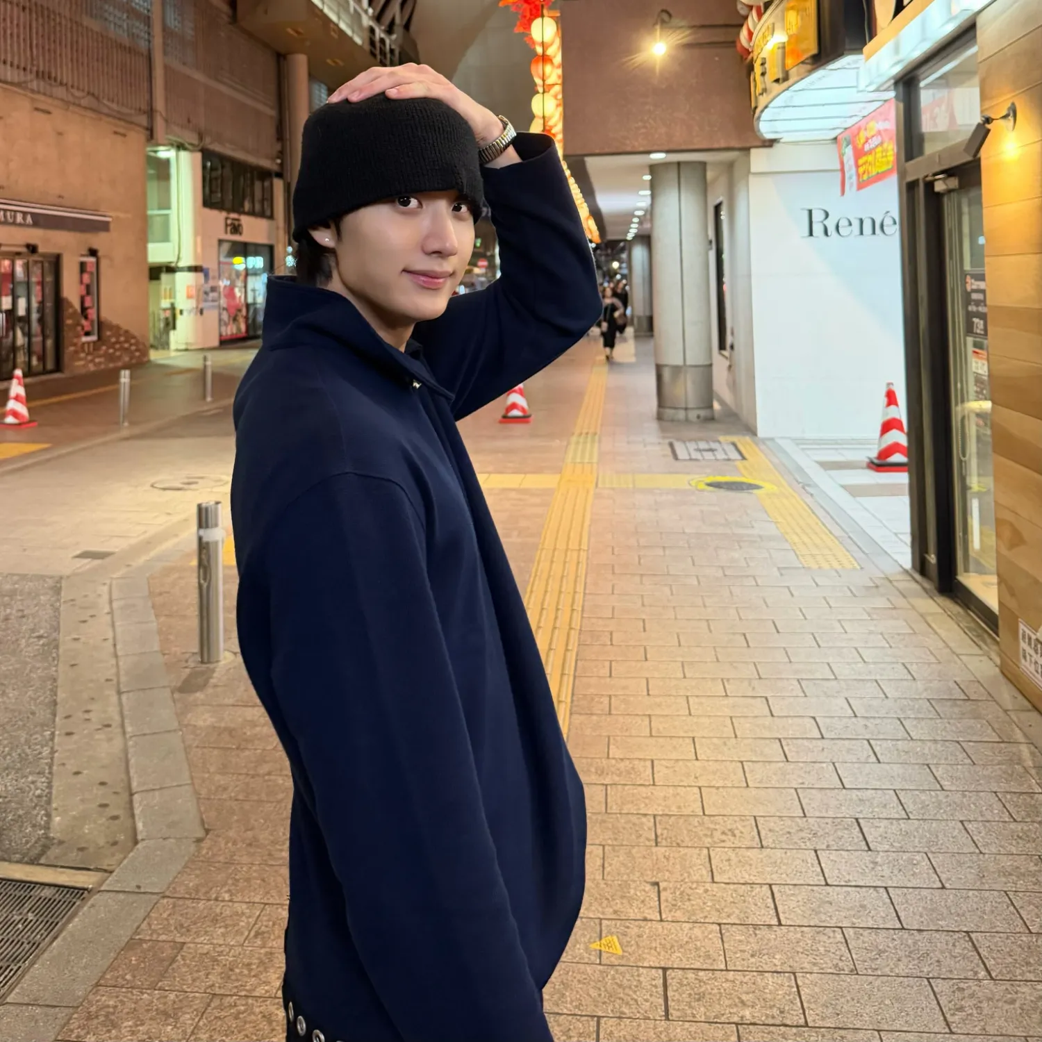 Recent activity shot of Kim Jaewon