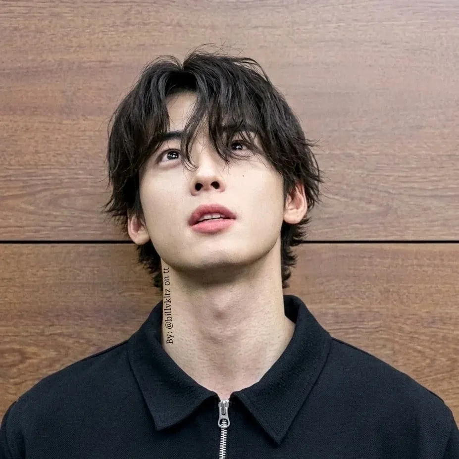 Behind-the-scenes cut of Cha Eunwoo