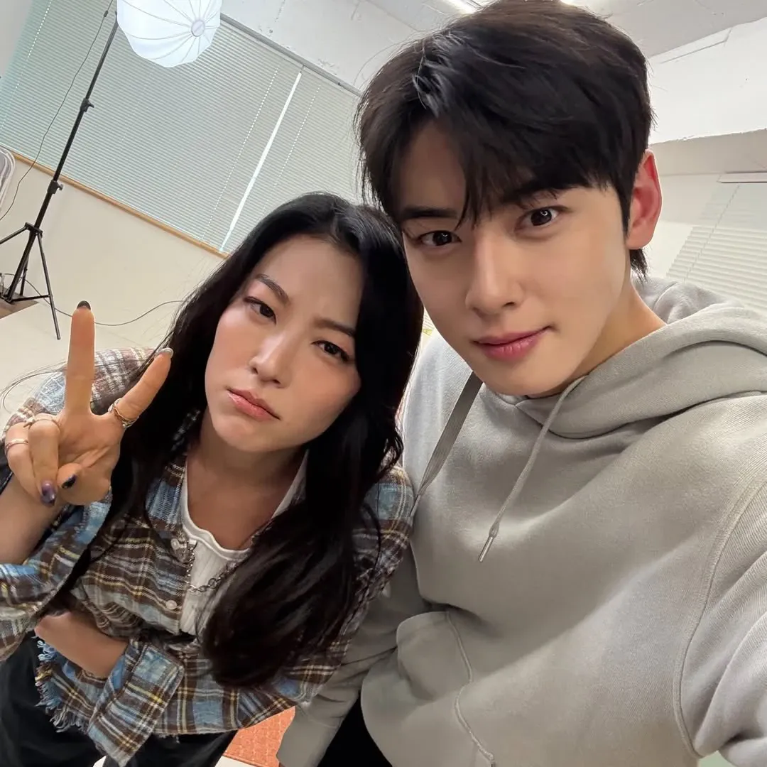 Recent activity shot of Cha Eunwoo