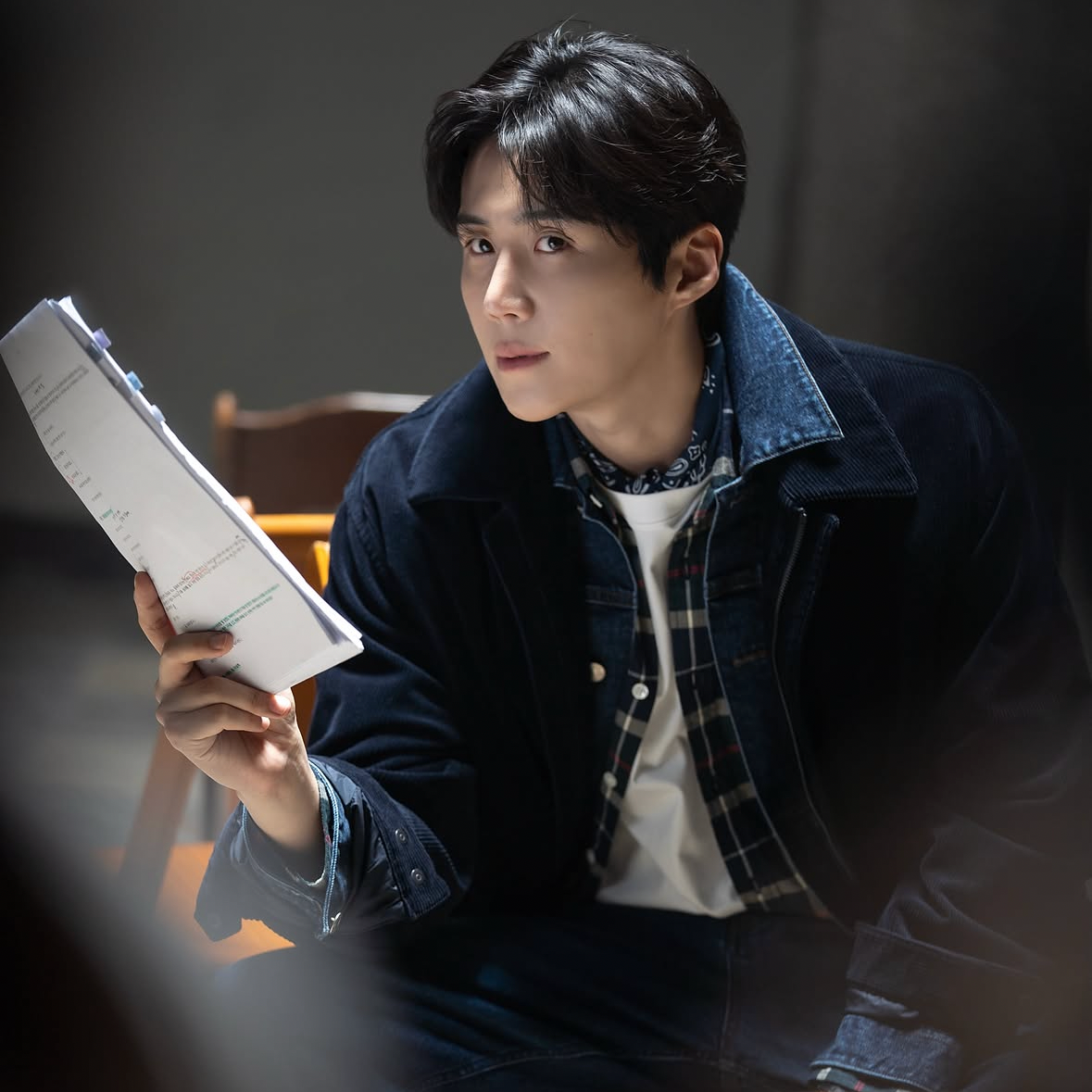 Behind-the-scenes cut of Kim Seonho