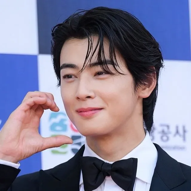 Behind-the-scenes cut of Cha Eunwoo