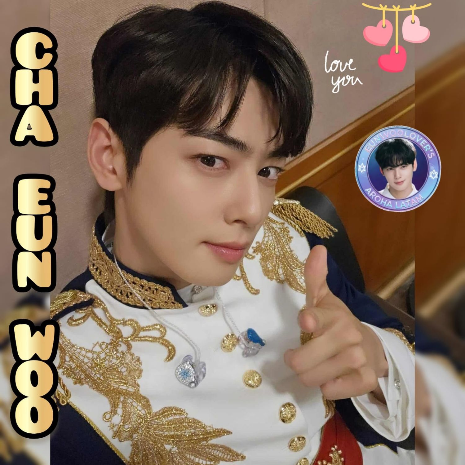 Recent activity shot of Cha Eunwoo