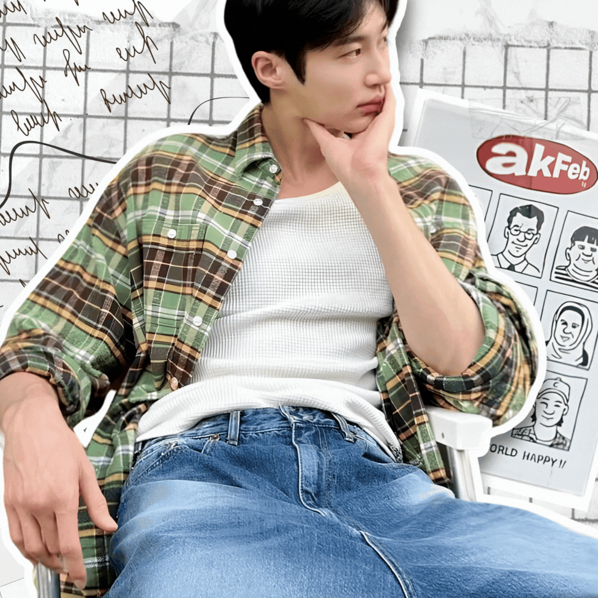 Behind-the-scenes cut of Byeon Wooseok