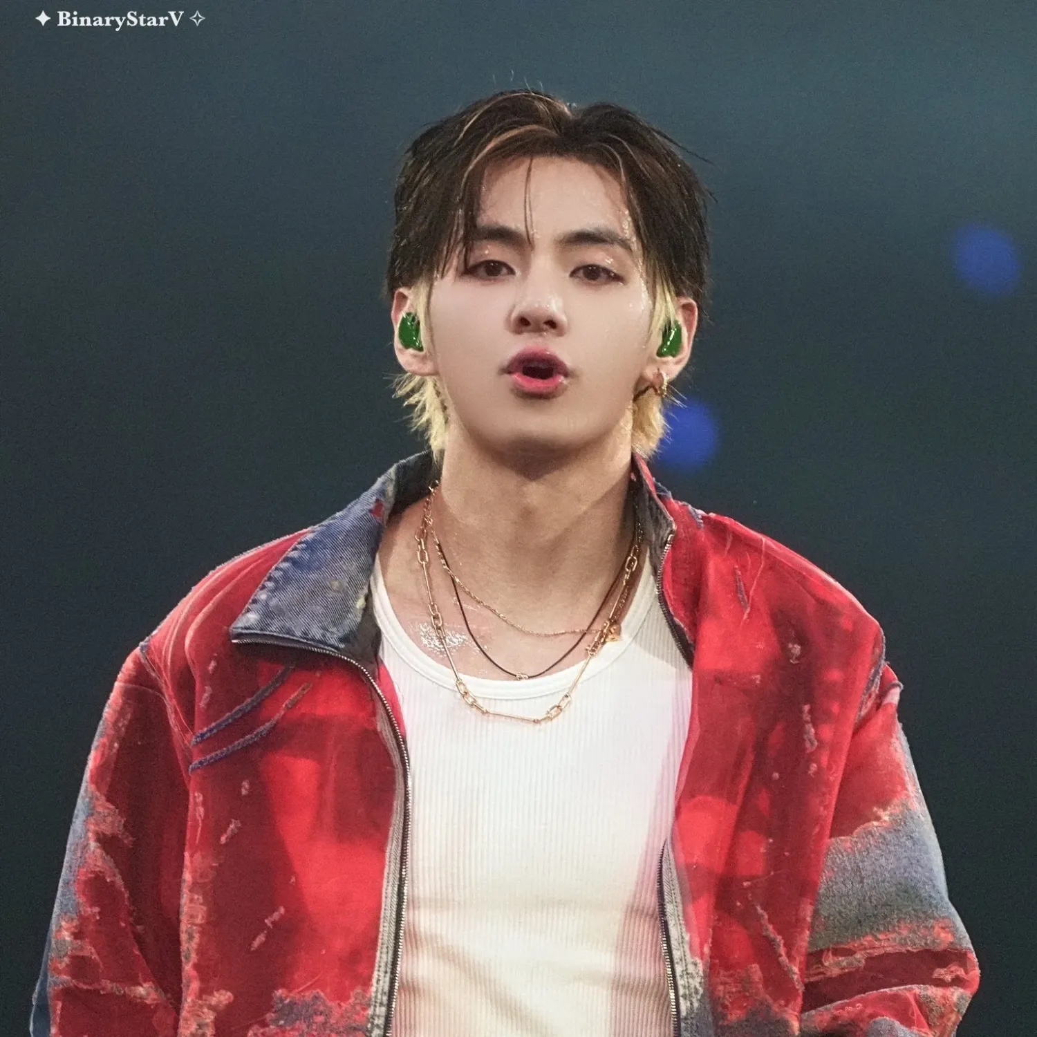 A moment captured by a fan of Kim Taehyung (V)