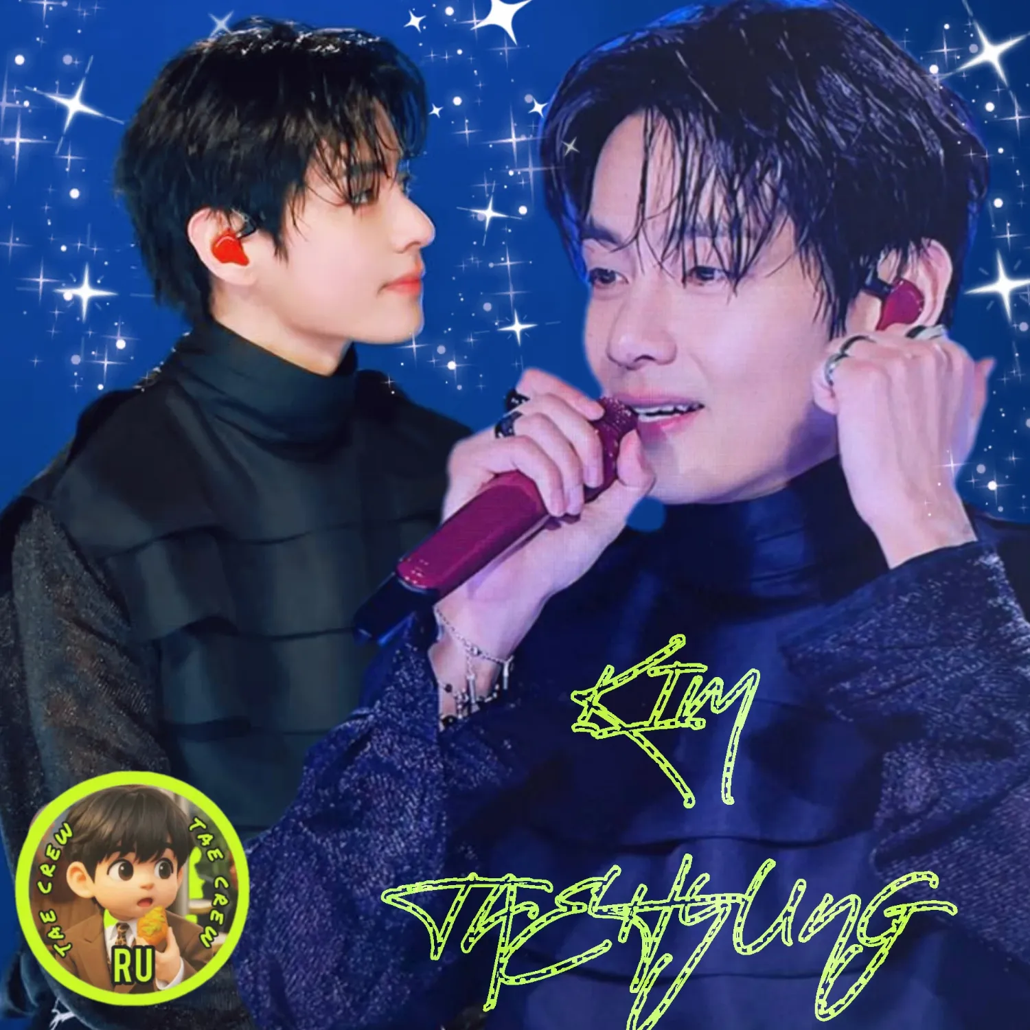 A moment captured by a fan of Kim Taehyung (V)
