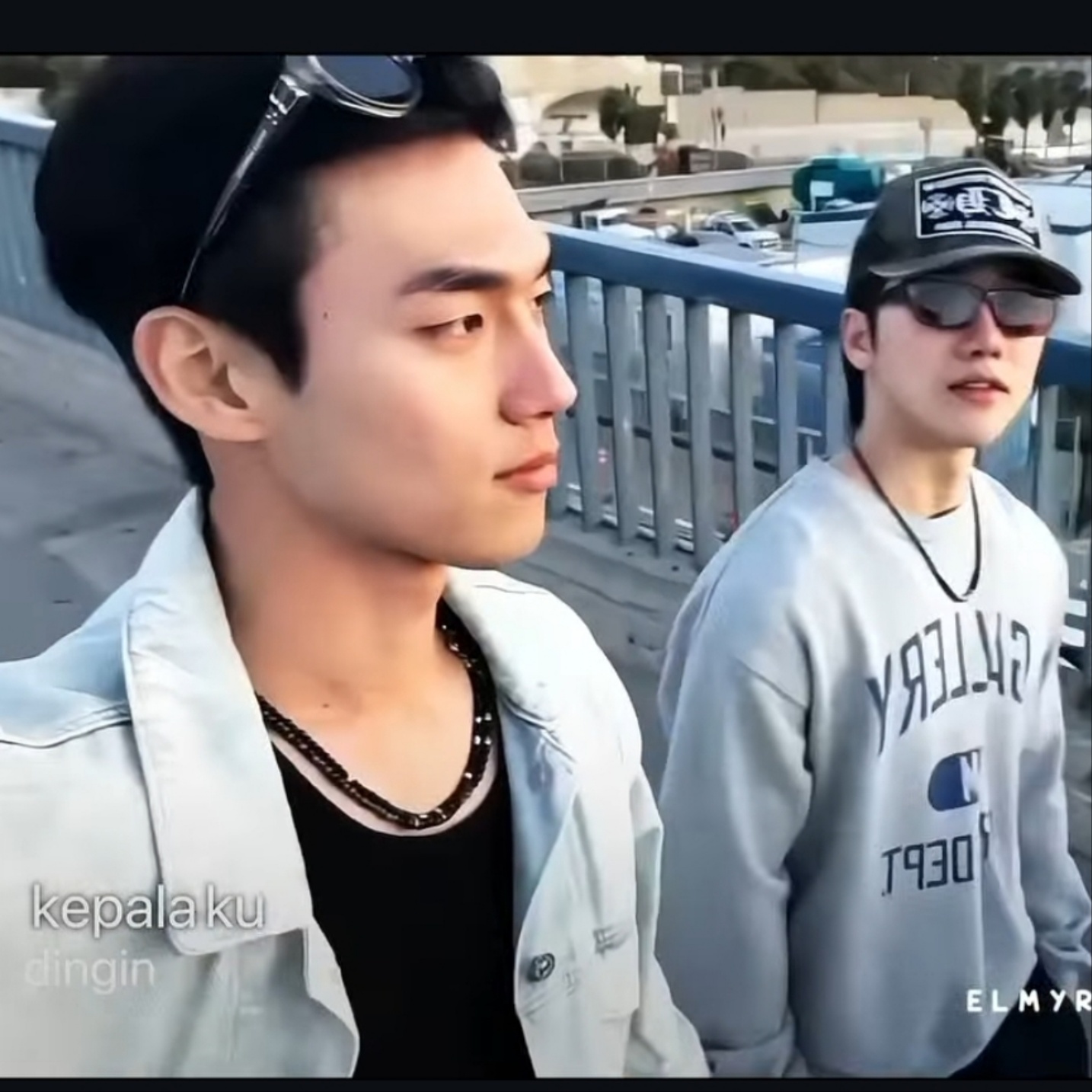 Behind-the-scenes cut of Hong Mingi