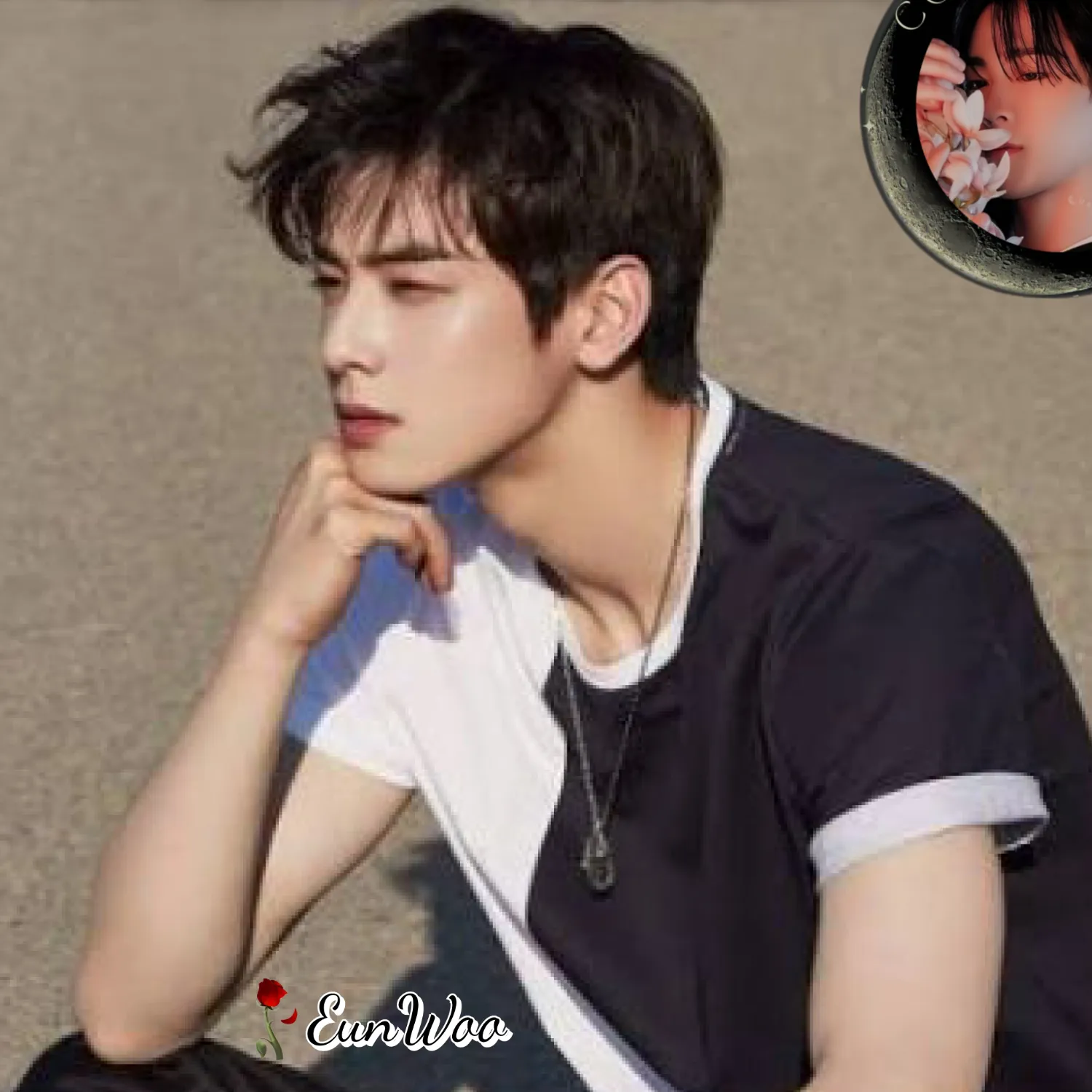 Behind-the-scenes cut of Cha Eunwoo