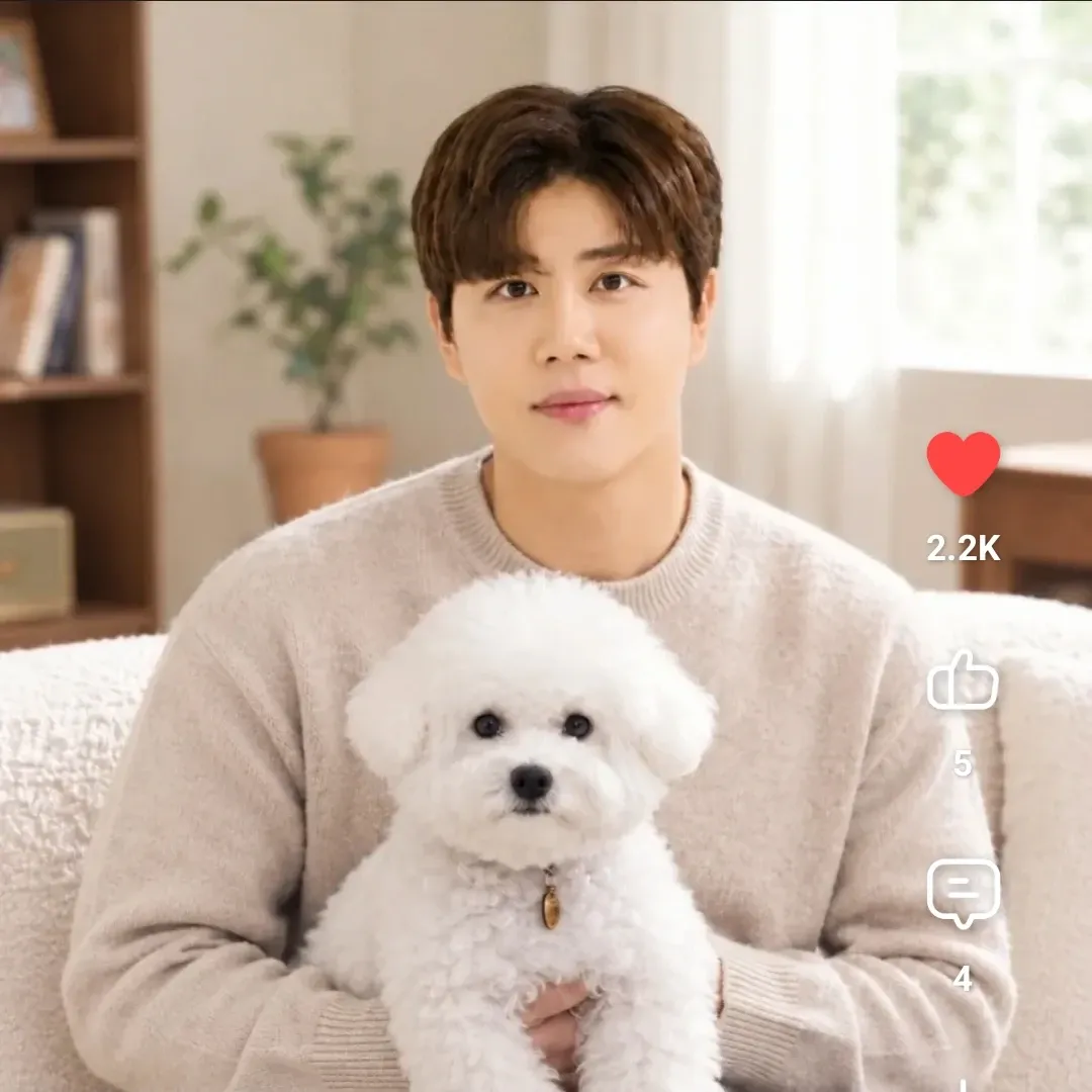 Behind-the-scenes cut of Jin Haesung