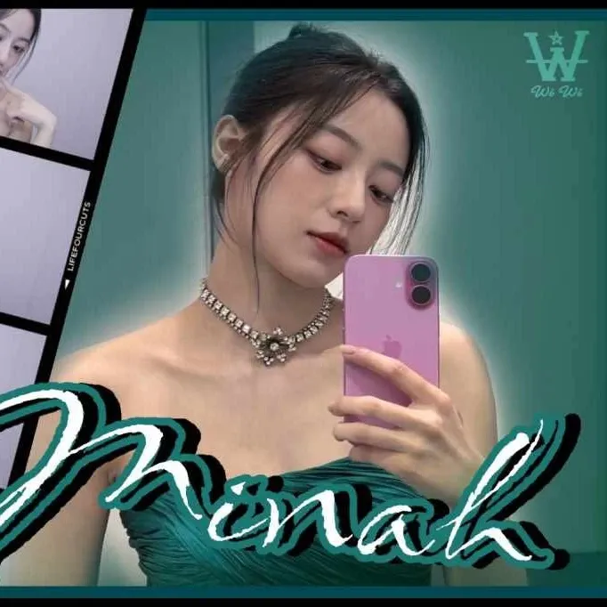 Behind-the-scenes cut of Kang Minah