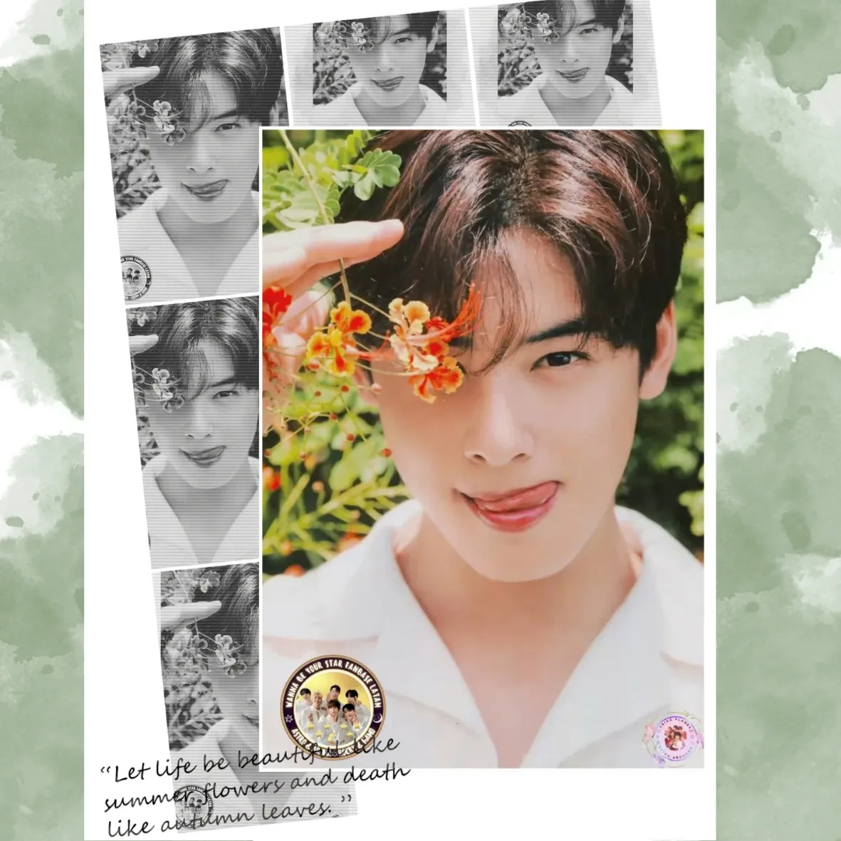 A moment captured by a fan of Cha Eunwoo