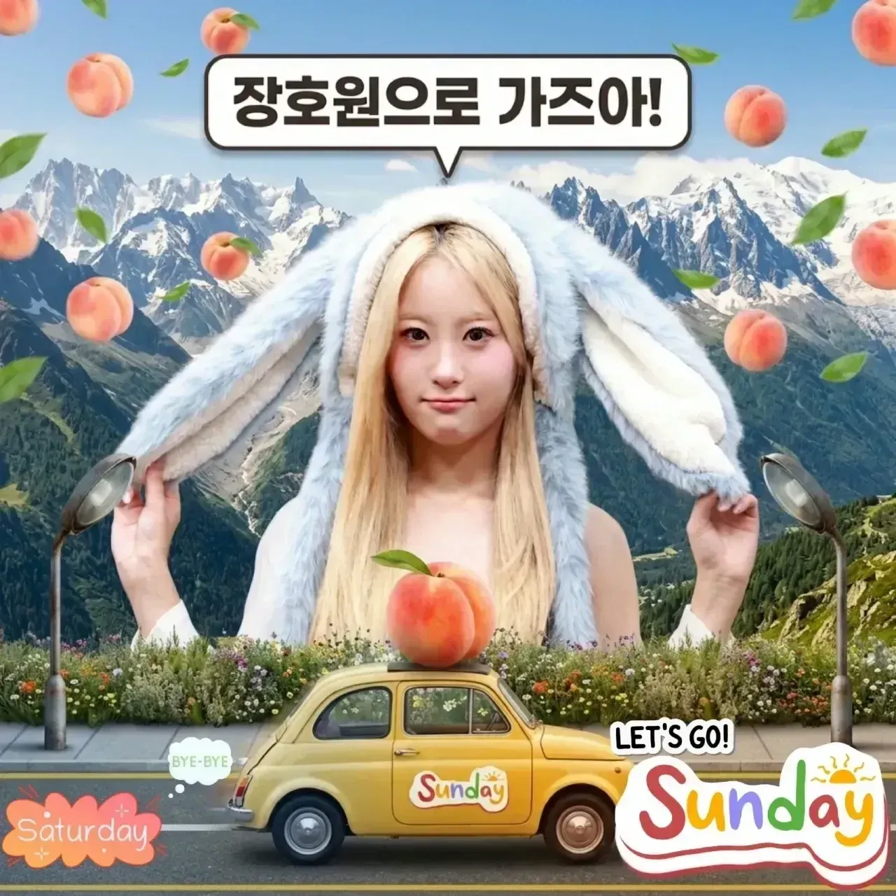 Behind-the-scenes cut of Oh Yujin
