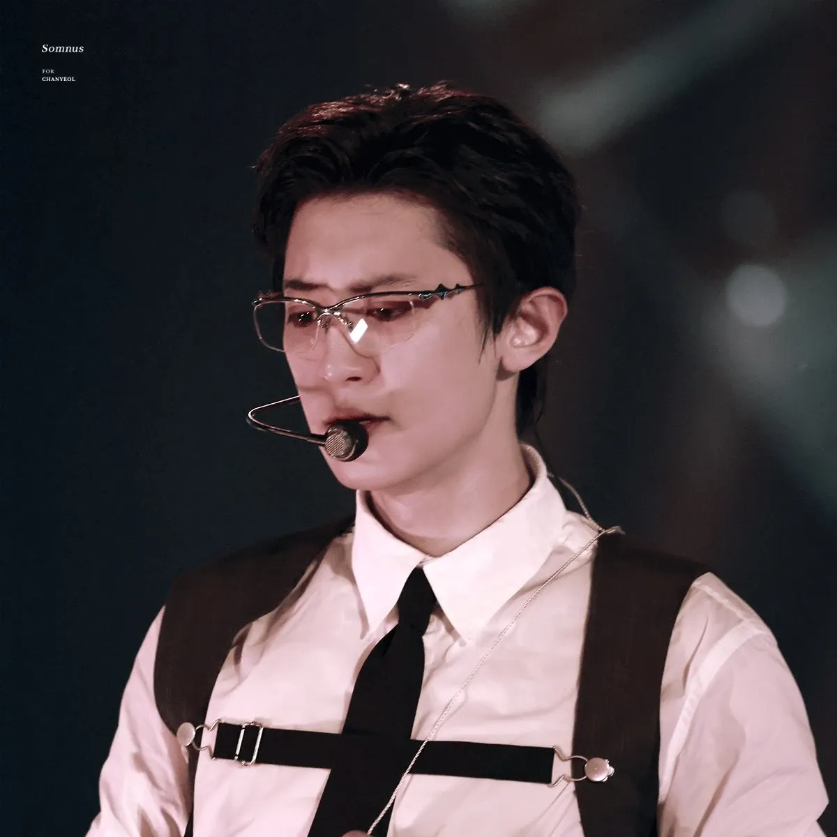 A moment captured by a fan of Chanyeol