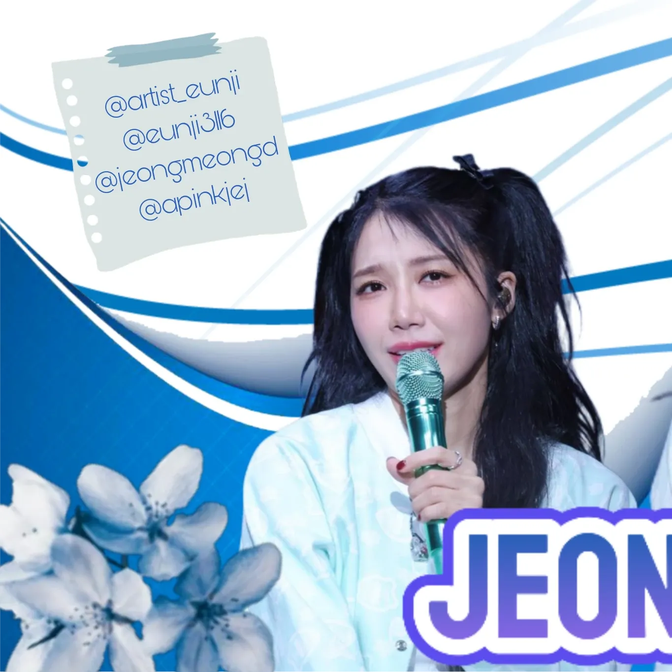 A moment captured by a fan of Jung Eunji